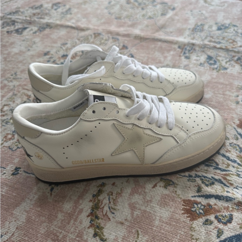 Cream Ball Star Sneakers